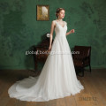 Ball Gown Russian Wedding Dress V neck gray modest glamor a line lacey bridal gown express silk wedding dress Manufactory